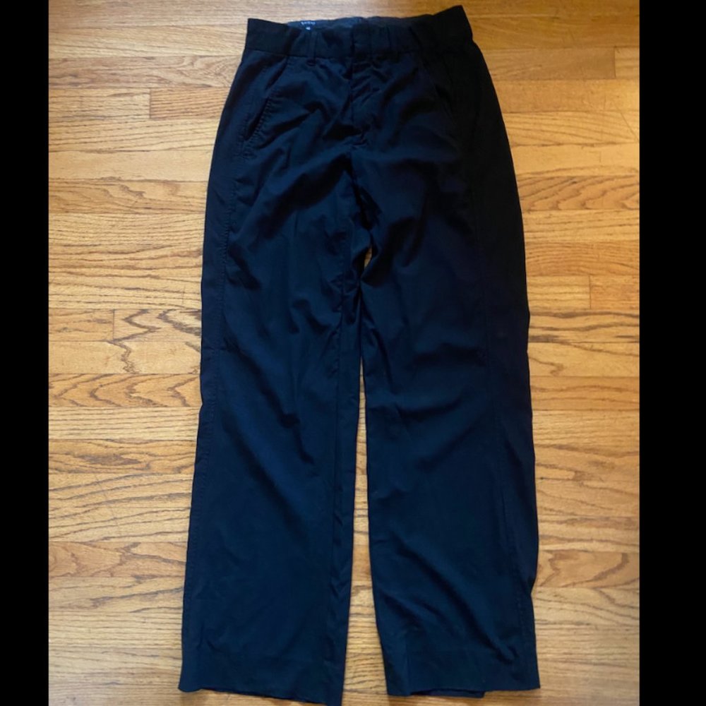 Black Mid-Rise Gucci Slacks Wool & Cachemire